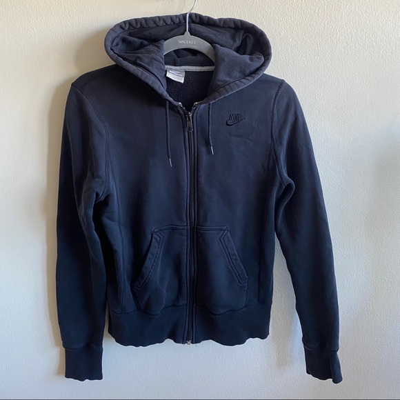 Nike Tops - Nike Black Fleece Sweater Small